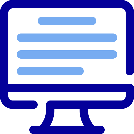 monitor, desktop, screen, computer, device Icon