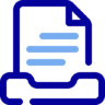 Document, bestand, archief, gegevens, werk Pictogram