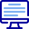 Monitor, desktop, screen, computer, device Icon