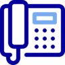 Telephone, call, communication, support, dial Icon