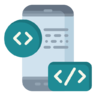 Mobile, coding, device, phone Icon