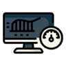 Speed, test, computer, pc, time, clock Icon