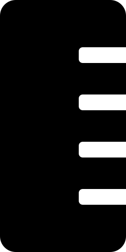 统治者, 垂直的 图标