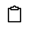 剪贴板, 文档, 纸, 页面, 片 图标