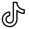 社会, 媒体, tik, tok, 视频, 应用程序, 标志, 品牌 图标