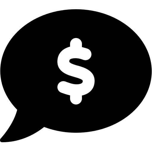 评论, 美元 图标