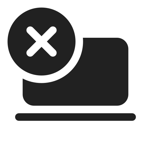 Laptop entlassen gefüllt - Benutzeroberfläche und Gesten Symbole