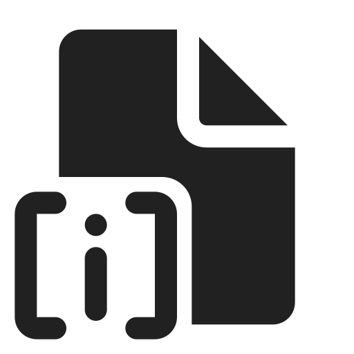 document, endnote, filled Icon