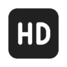 качестве HD, заполненный значок