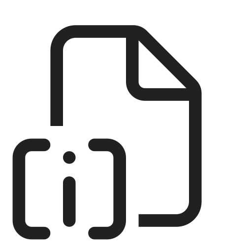 document, endnote, regular Icon