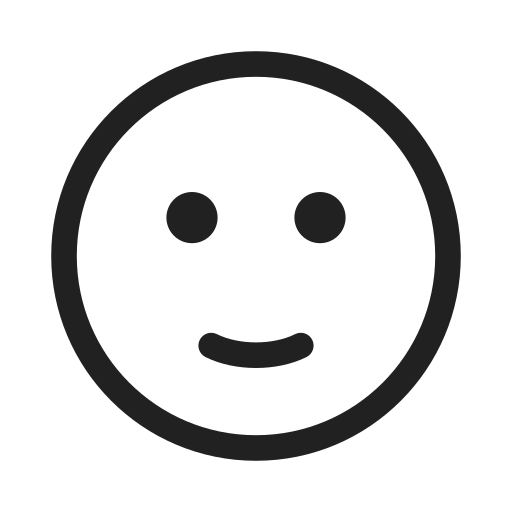 Emoji smile slight regular - User Interface & Gesture Icons
