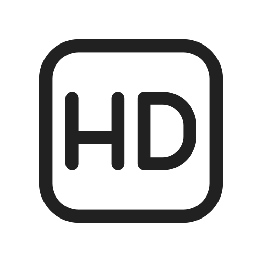 качестве HD, регулярные значок