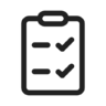 Clipboard, task, list, rtl, regular Icon