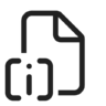 Document, endnote, regular Icon