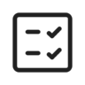 Task, list, square, rtl, regular Icon