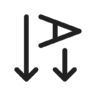 Text, direction, rotate, ltr, regular Icon