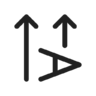 Text, direction, rotate, rtl, regular Icon