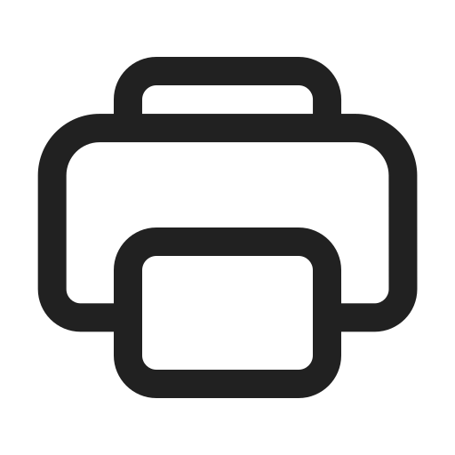 print, regular Icon