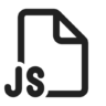 Document, javascript, regelmatig Pictogram
