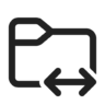 Map, wissel, regelmatig Pictogram
