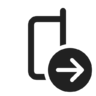 Notebook, section, arrow, right, regular Icon
