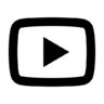 Youtube上的, 标志 图标