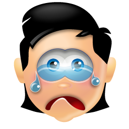 เด็กผู้ชายร้องไห้ ไอคอน