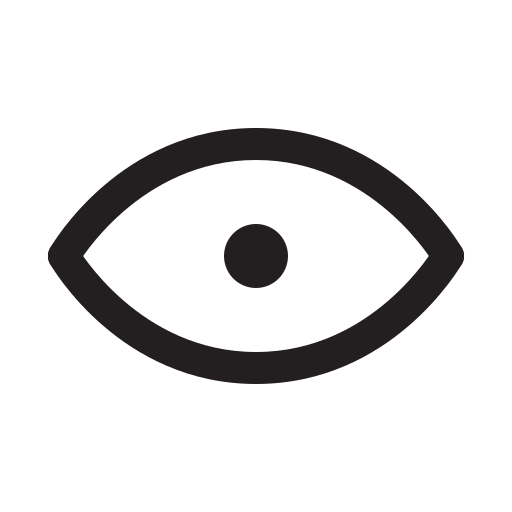 看, 眼睛, 显示 图标
