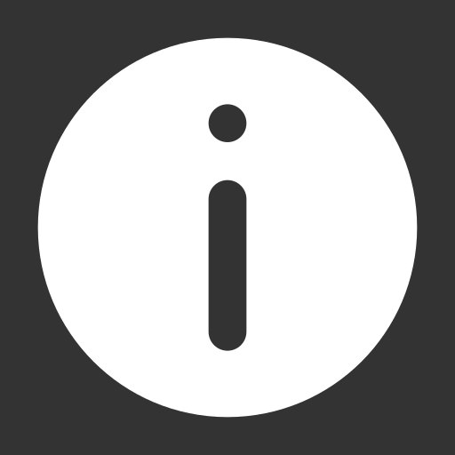 ícone informações