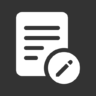 Standaard, bewerken, bestand, archief Pictogram