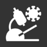 Virus, onderzoek Pictogram