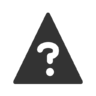 Question, triangle, questioning Icon