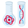 Wetenschap, reageerbuis, experiment, adn Pictogram