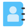 Directory, call, telephone, phone, contacts, communication, contact, book, address Icon