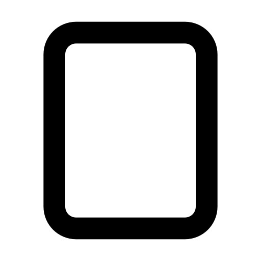 垂直的, 矩形 图标