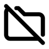 Uit, map Pictogram