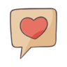 Message, communication, email, love, mail, comment, chat Icon