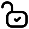 解密, 私, 保护, 关键, 挂锁, 打开, 解锁 图标