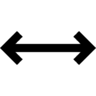 Icône H, flèches