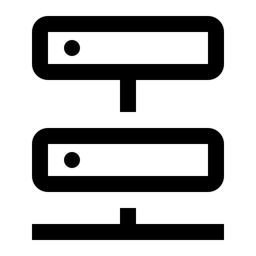 主机, 专用, 云, ibm 图标