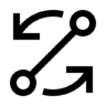 复制, 数据, ibm 图标