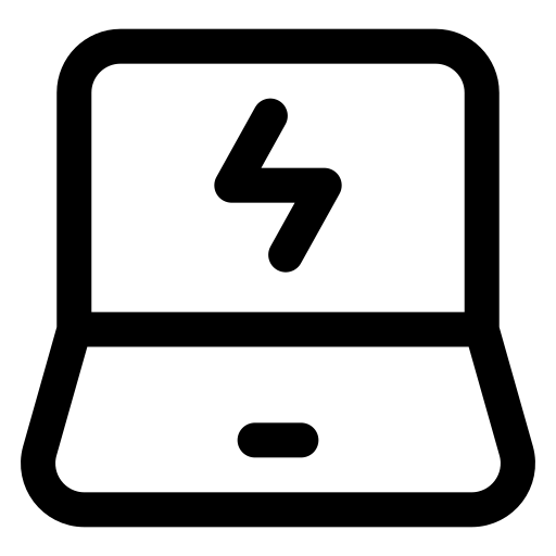 充电, 笔记本电脑 图标