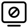 项, 没有, 电脑 图标