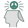 Icono Abierto, mente, mentalidad, empatía, actitud, mentalidad, pensamiento, paz, openmind, mente abierta