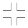 Minimize, resize, reduce, minus Icon