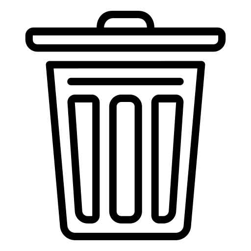 garbage, trash, bin, delete Icon