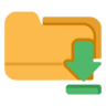 Download, folder, file Icon