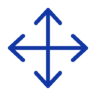 相互作用, ui, 接口, 拖, 锅, 箭头, 移动 图标