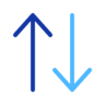 Ui, 接口, 移动, 方向, 垂直的, 箭头 图标