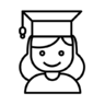 Onderwijs, helder, idee, viering, lamp, licht, school, terug Pictogram